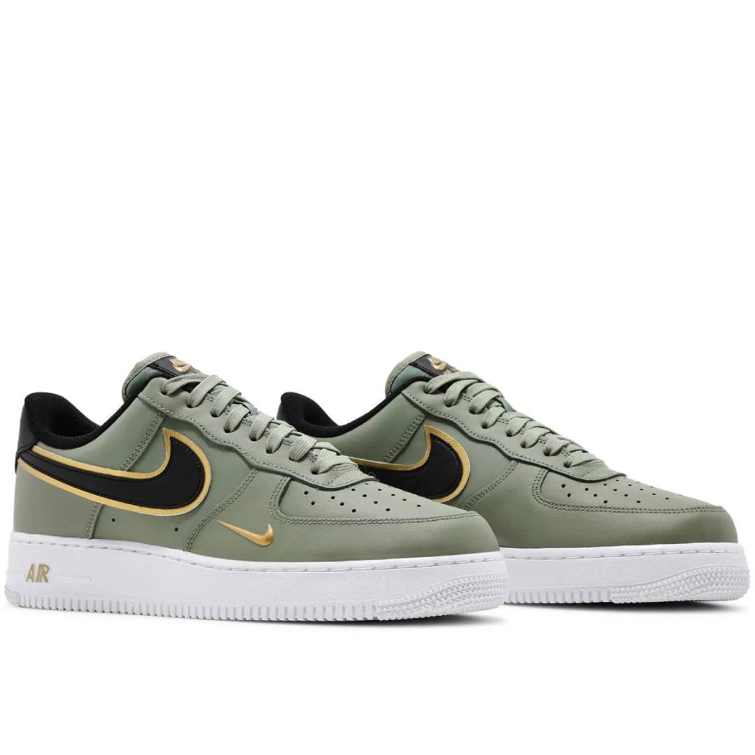 Air Force 1 Low 'Double Swoosh Olive Gold Black' (Unisex)